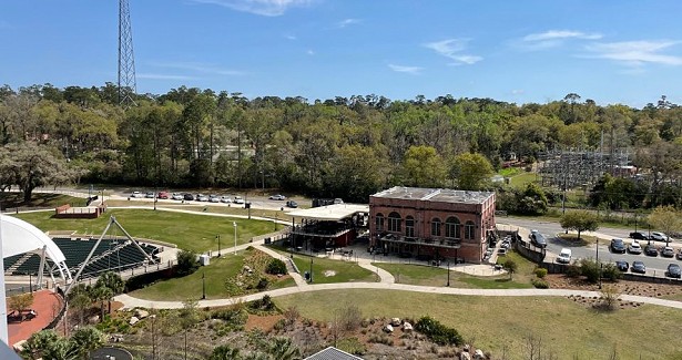 people in cascades park