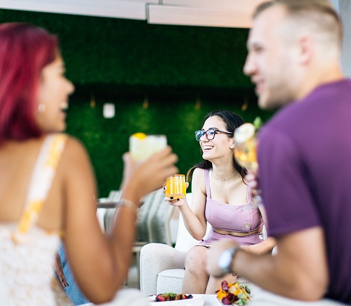 people in dining room